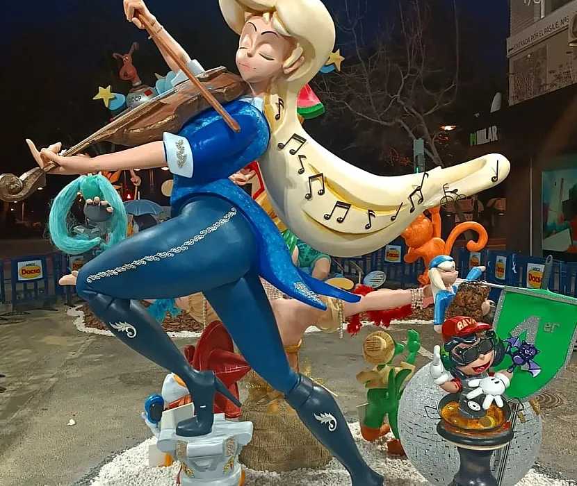 Falla Menendez y Pelayo - Avenida Cataluña Infantil, 2024