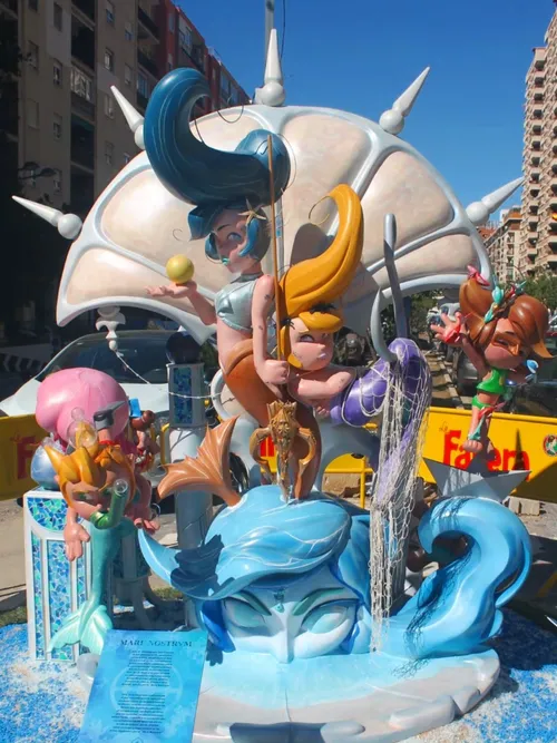 Falla infantil, casal Carrer de San Luis